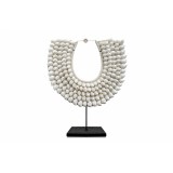 SHELL NECKLACE ON STAND       - DECOR ITEMS